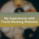 My Experiences with Travel Booking Websites
